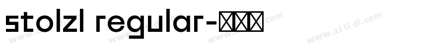 stolzl regular字体转换